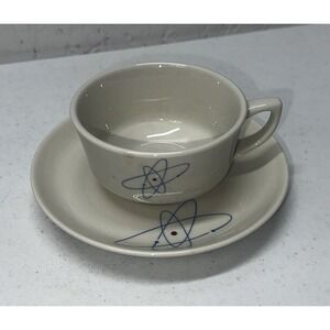 N. S. SAVANNAH 1st Nuclear Power Merchant Ship Coffee Cup W/Saucer Mayer China